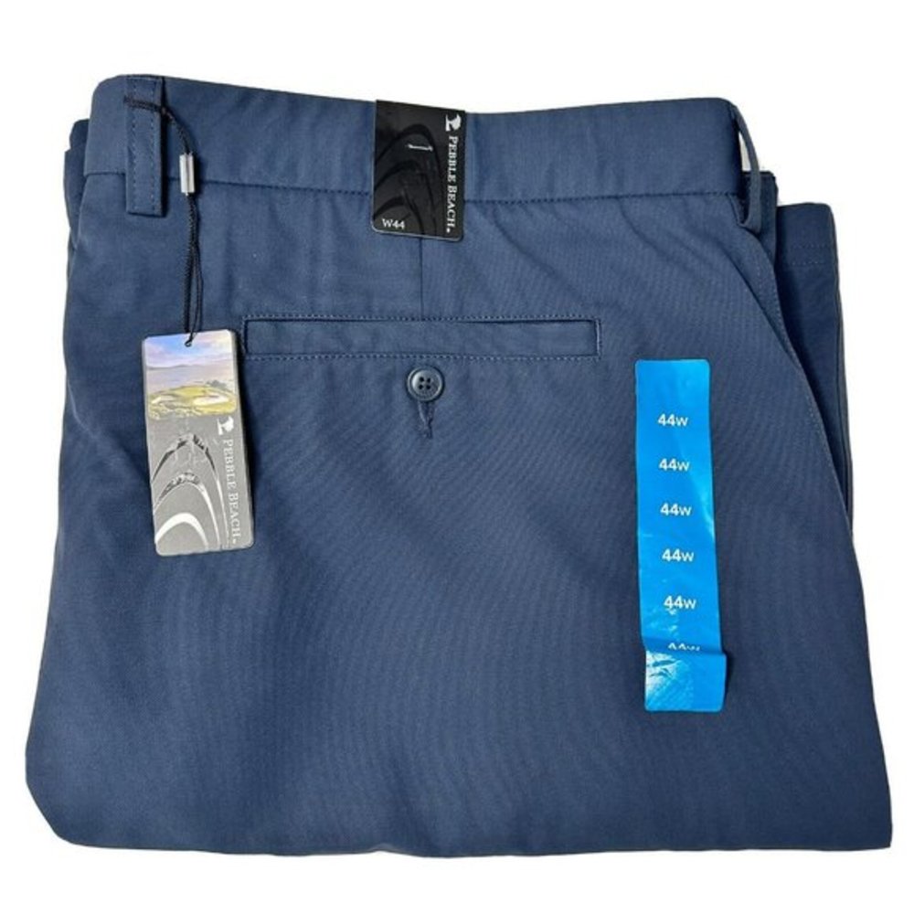 Pebble Beach Mens Dry‎ Luxe Performance Flat Front Shorts Size 44 Mood I…